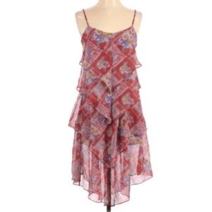 Free People Handkerchief Floral Dress Spaghetti Straps Size 8